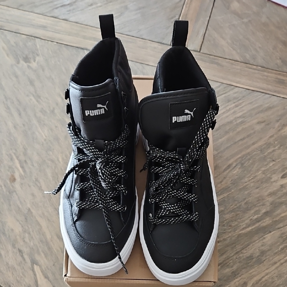 Puma Black High-Top Casual Booy